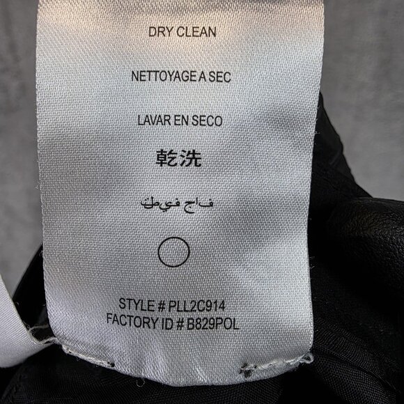 BCBGMAXAZRIA Pants Womens 2 Black Wool Blend Dress Straight Leg Stretch PLL2C914 - Picture 12 of 12